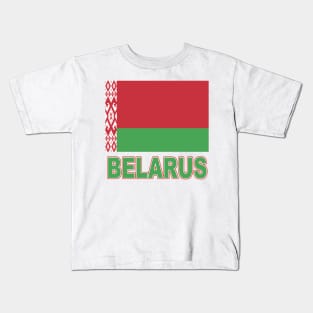 The Pride of Belarus - National Flag Design Kids T-Shirt